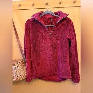 Kuhn Half-Zip Pullover in Rich Burgundy